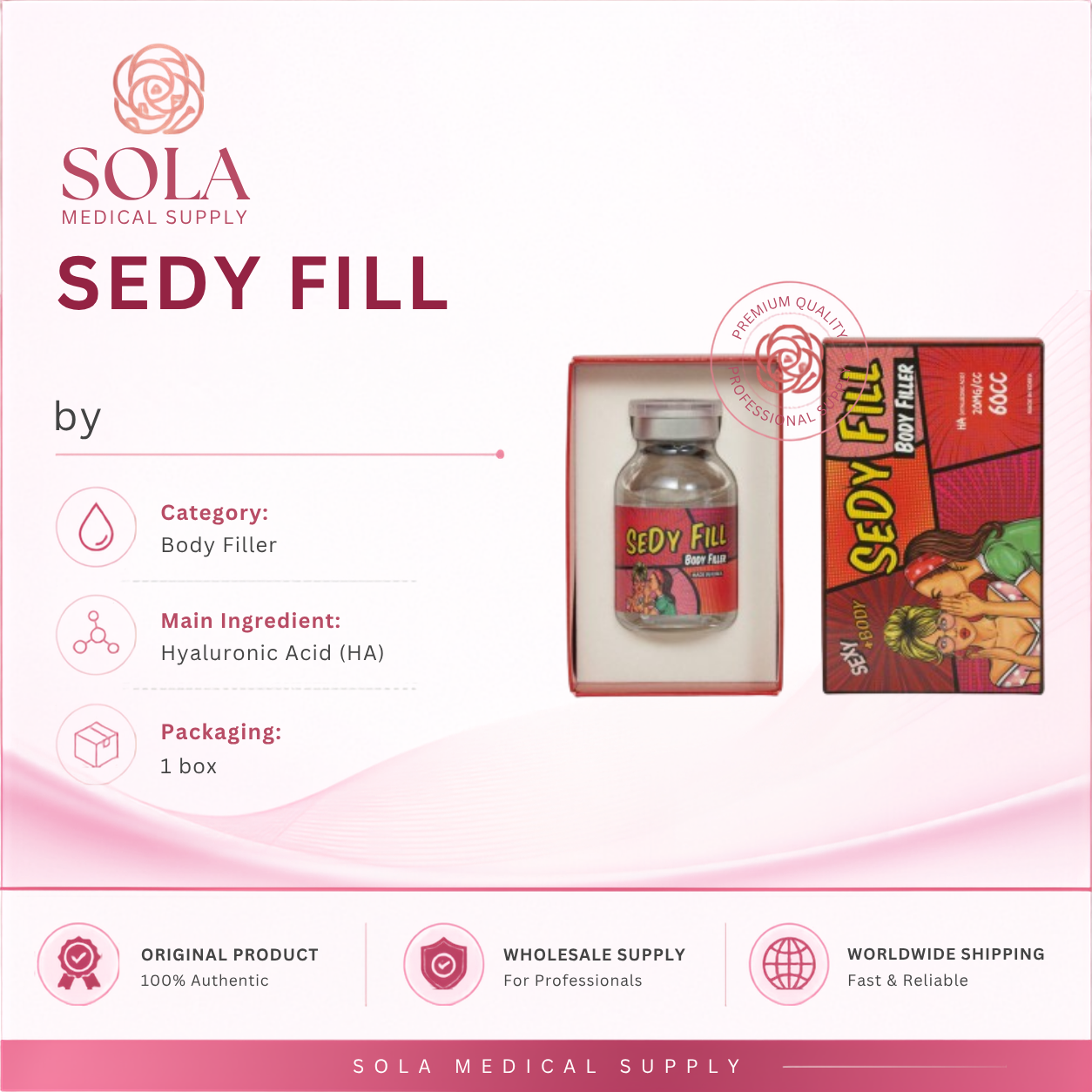 Sourcing Sedy Fill Wholesale: A Buyer's Guide for Clinics and Distributors