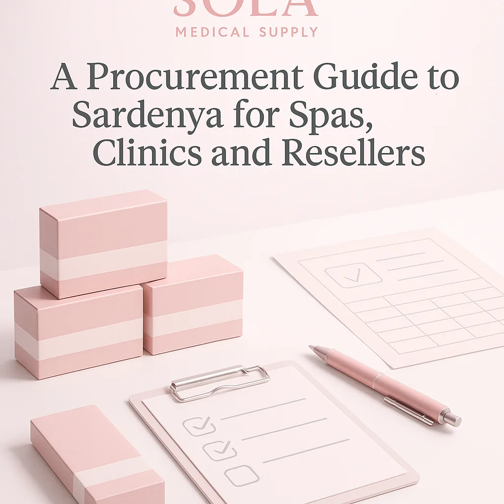 A Procurement Guide to Sardenya for Spas, Clinics and Resellers buyer checklist