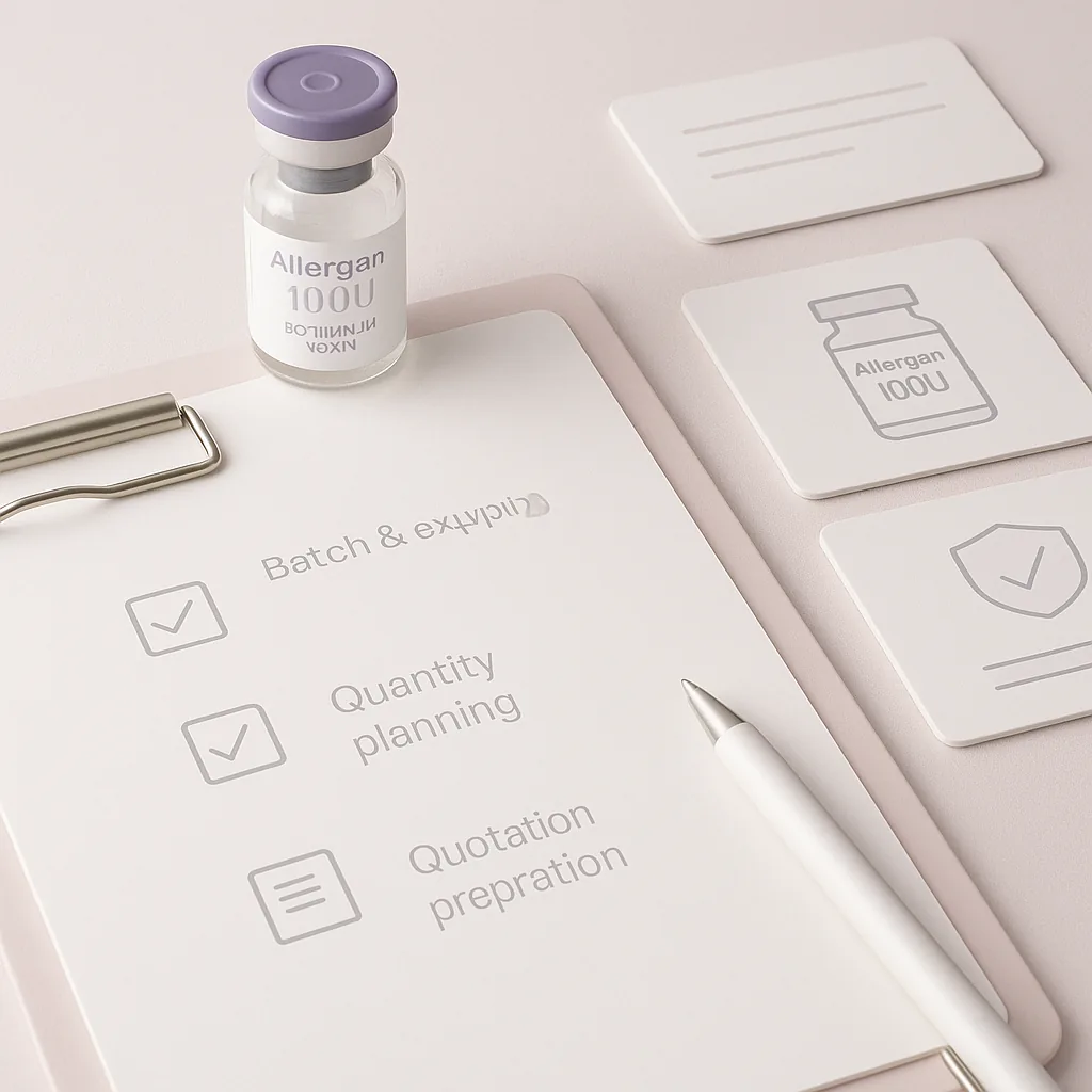 Allergan 100U for Aesthetic Clinics: A Practical Wholesale Sourcing Guide buyer checklist