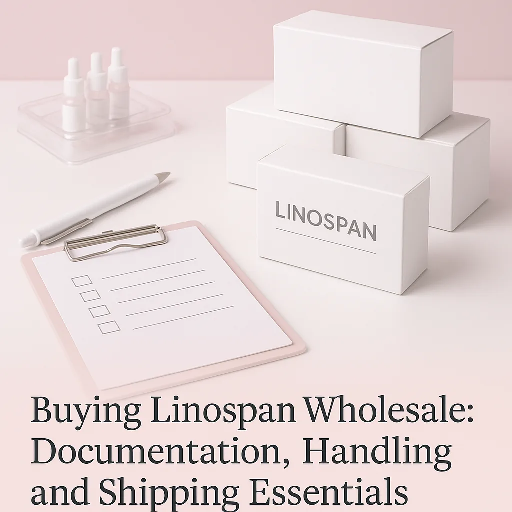 Buying Linospan Wholesale: Documentation, Handling and Shipping Essentials concept visual