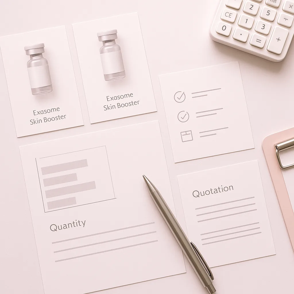 Exosome Skin Booster Wholesale Guide buyer checklist