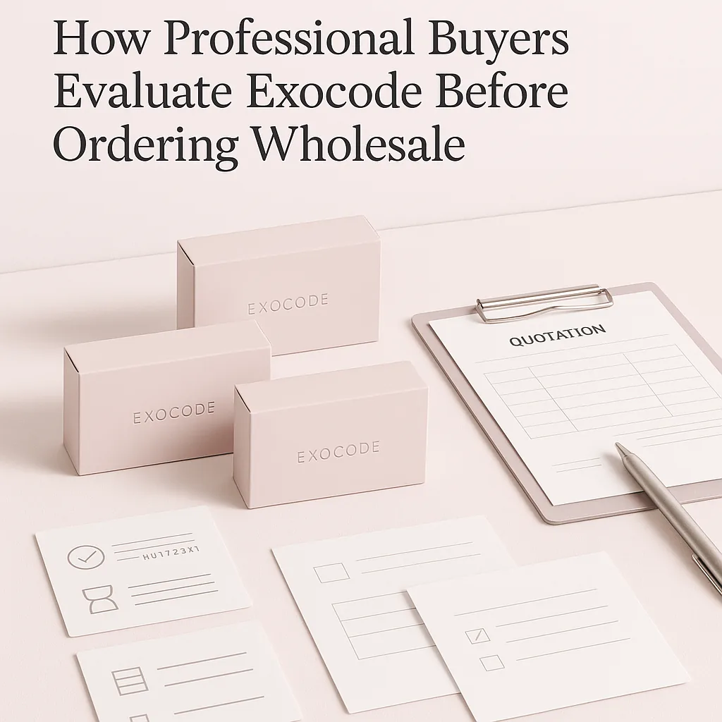 How Professional Buyers Evaluate Exocode Before Ordering Wholesale buyer checklist