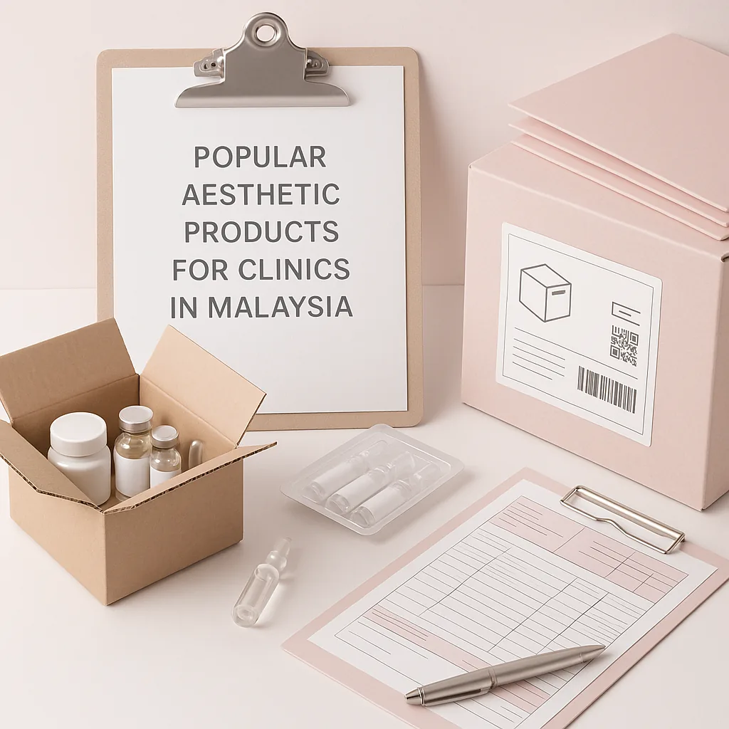 Popular Aesthetic Products for Clinics in Malaysia logistics and documentation