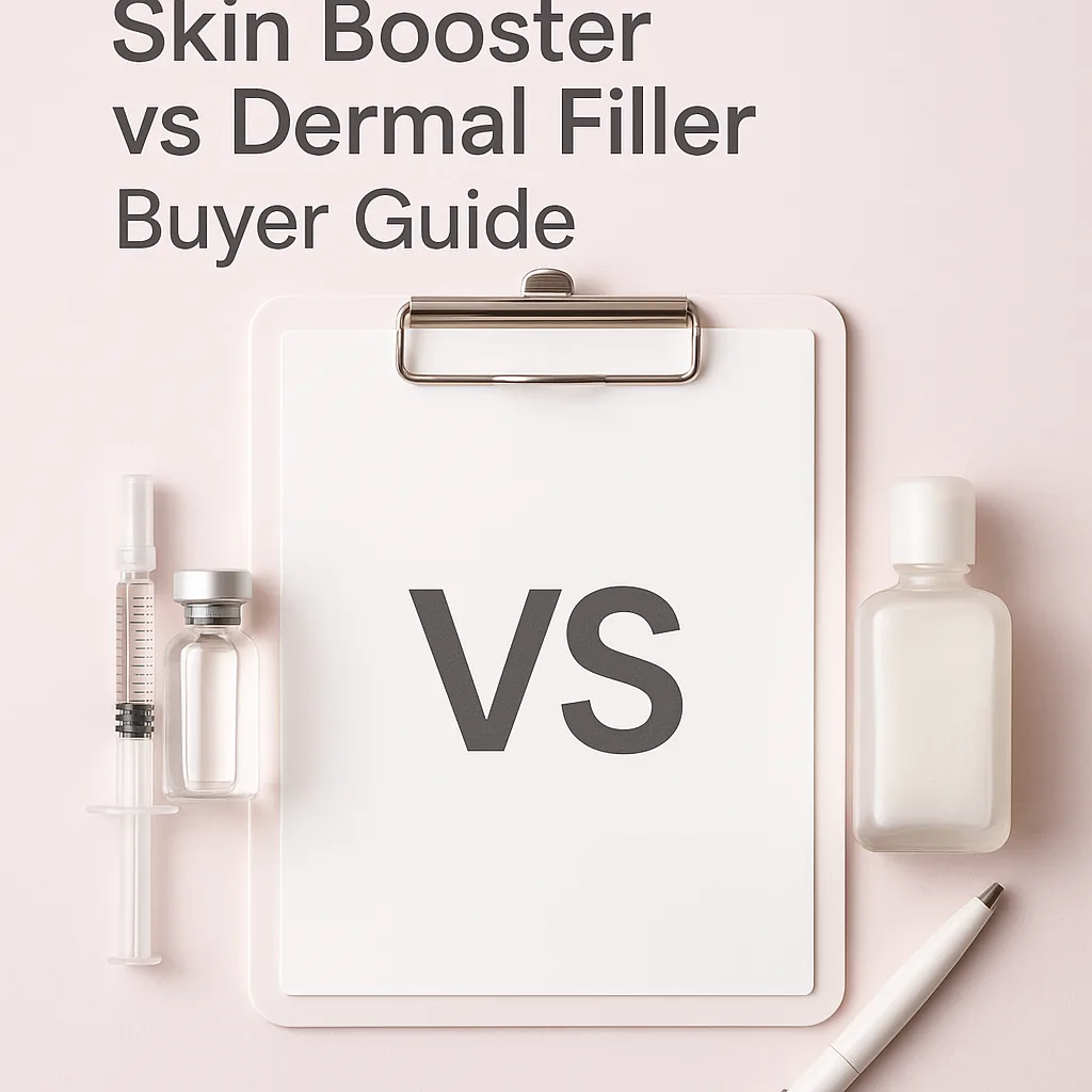 Skin Booster vs Dermal Filler: Buyer Guide concept visual