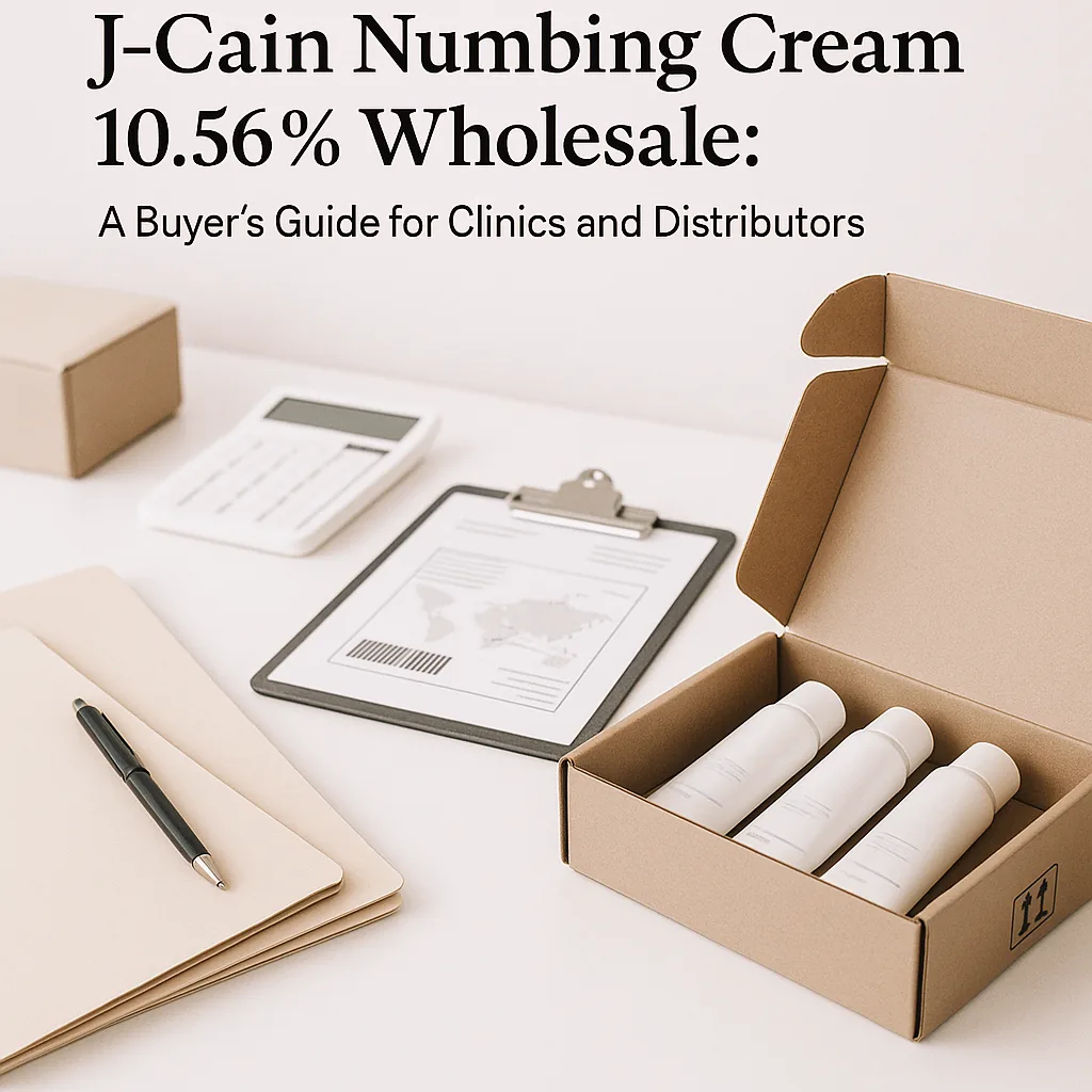 Sourcing J-Cain Numbing Cream 10.56% Wholesale: A Buyer's Guide for Clinics and Distributors logistics and documentation