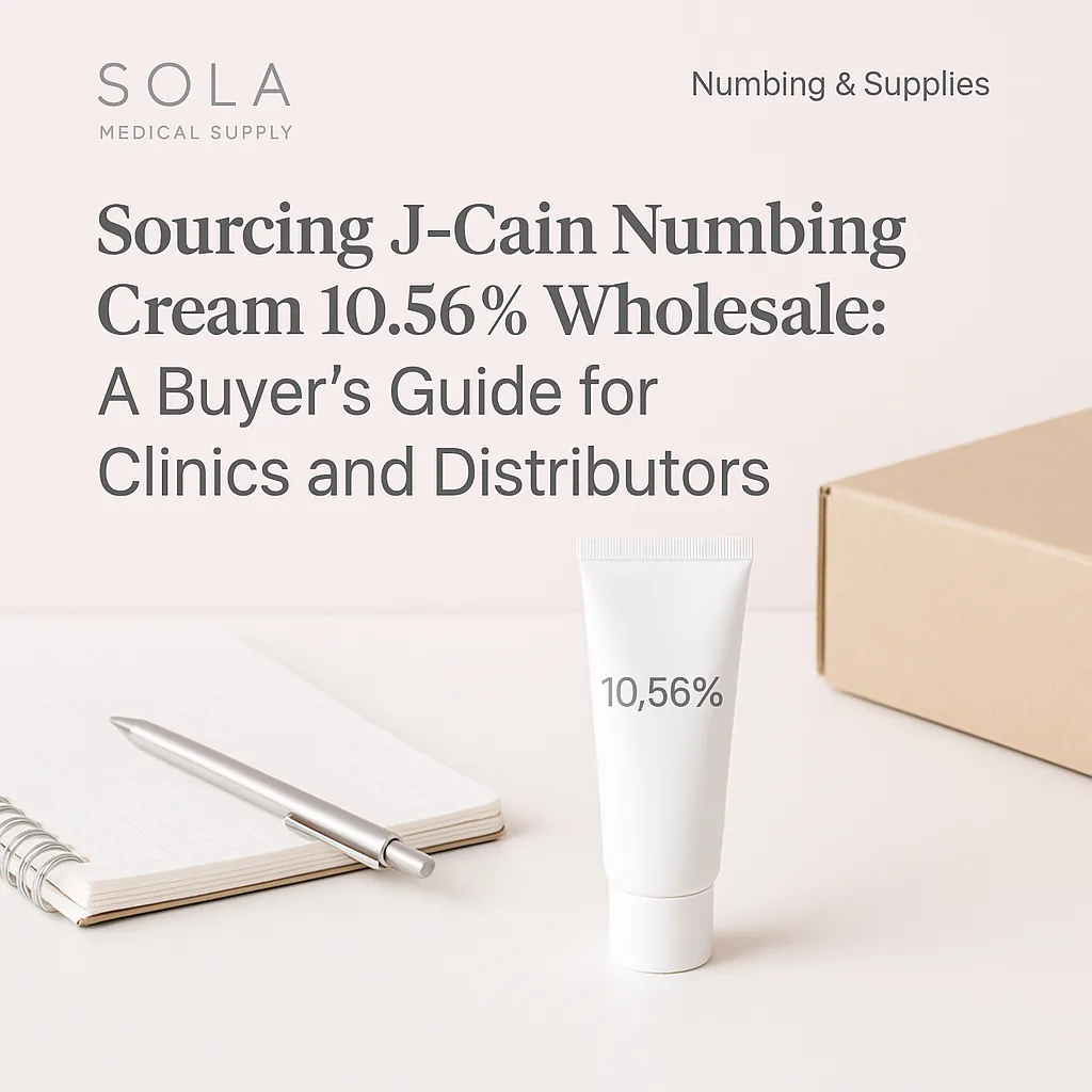 Sourcing J-Cain Numbing Cream 10.56% Wholesale: A Buyer's Guide for Clinics and Distributors