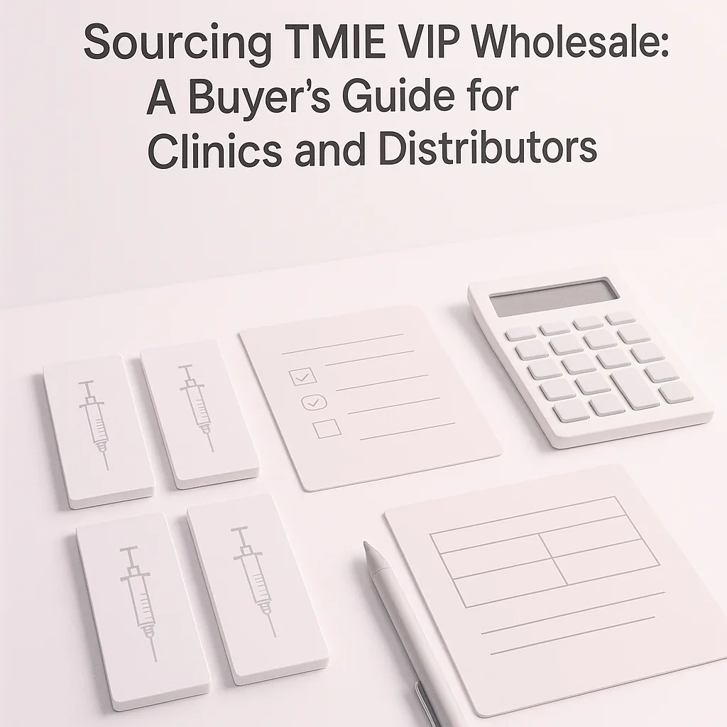 Sourcing TMIE VIP Wholesale: A Buyer's Guide for Clinics and Distributors buyer checklist