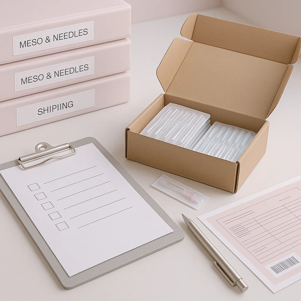 What to Check Before Ordering 32g Meso Needle from a Wholesale Supplier logistics and documentation
